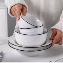 致雅骨瓷餐具套装D1094 ，22头