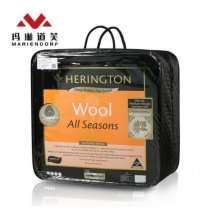 Mariendorf 羊毛被澳洲被子羊毛被子被芯春秋双人单人 白色 200*230 7.6斤 