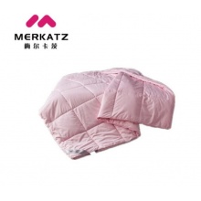  Merkatz 羊毛被高端款澳大利亚澳羊毛被加厚单人双人纯羊毛冬被被芯 粉色 200*230 