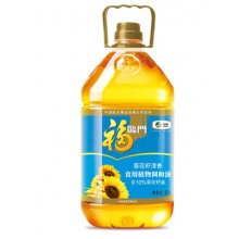 福临门 食用油 葵花籽清香食用植物调和油5L 中粮出品 