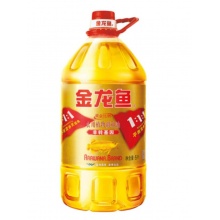 金龙鱼 食用油 金装 非转基因 黄金比例食用调和油5L 