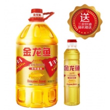 金龙鱼 食用油 金装 非转基因 黄金比例食用调和油5L 