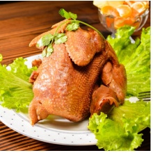甘肃特产正宗张宽静宁烧鸡扒鸡真空小吃卤菜熟食盐焗鸡包邮 