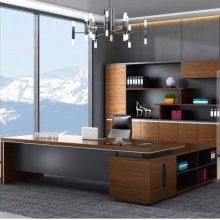 优宜（YOE.FTY）上海办公家具 老板桌 简约现代老板办公桌 大班台主管桌总裁桌经理桌椅组合 副柜侧左 订做尺寸颜色具体联系客服