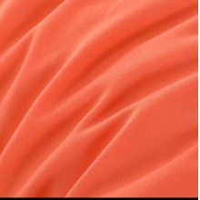 水帛夏季凉感夏被水洗冰丝夏凉被空调被夏天双人春秋薄被子被芯可机洗 橙色 200x230cm