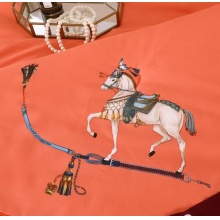 水帛夏季凉感夏被水洗冰丝夏凉被空调被夏天双人春秋薄被子被芯可机洗 橙色 200x230cm